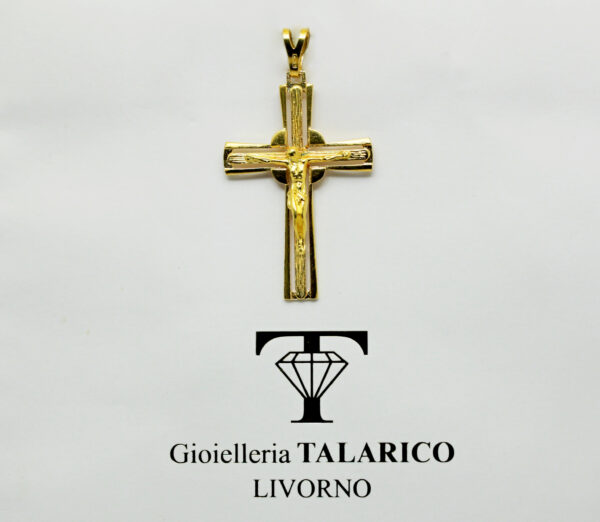 Cross with Christ - 750‰ gold - Image 2