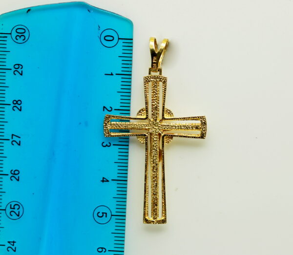 Cross with Christ - 750‰ gold - Image 3