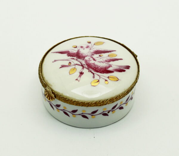 Limoges porcelain pill box