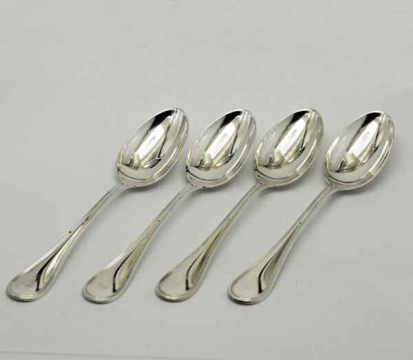 800‰ silver tea spoons - English pattern - Image 2