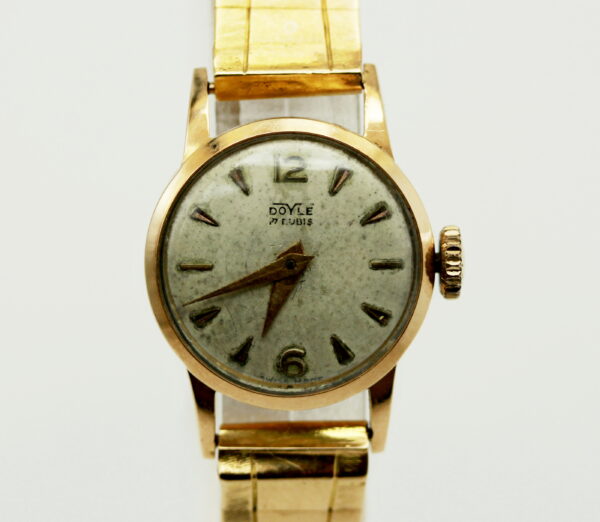 Doyle gold 750‰ women's manual winding 750‰ gold strap