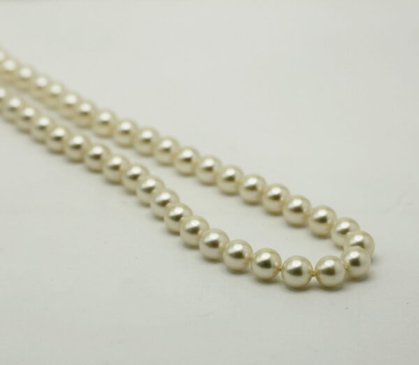 Akoya pearl necklace - K.18 gold - Image 2